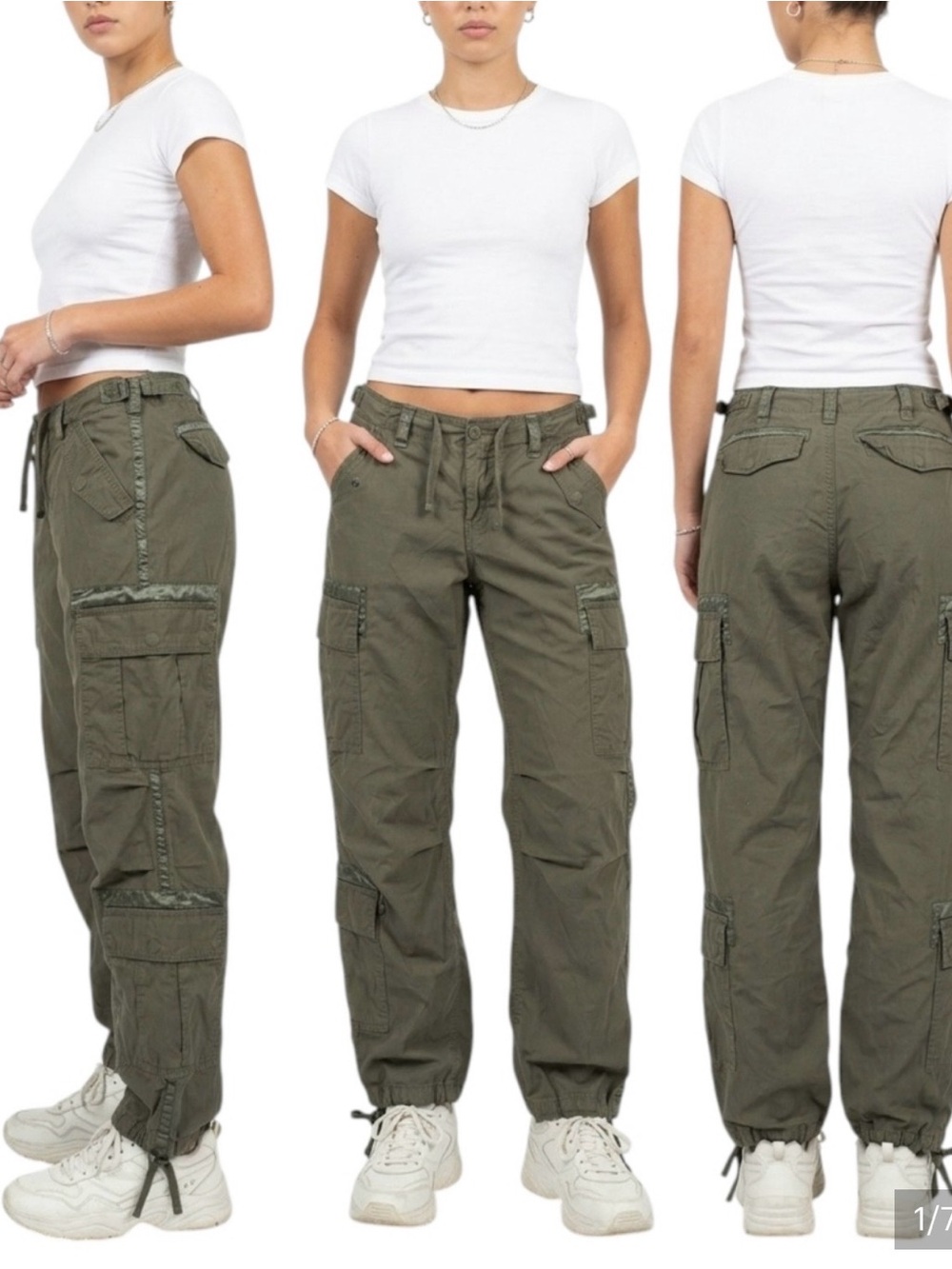 Abercrombie & Fitch Military Olive Cargo Pants for Men